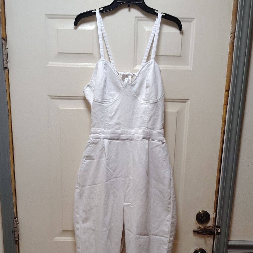 Fashion Nova White Jumpsuit